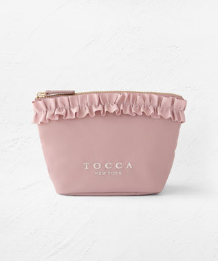 TOCCA 【撥水】FRILL GARLAND NYLON POUCH ポーチ