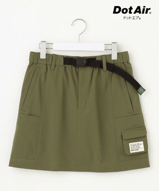 PW CIRCULUS 【高通気 / 軽撥水 / 軽量のDotAir 使用】【WOMEN】カーゴスカート ゴルフウェア レディース カーキ系