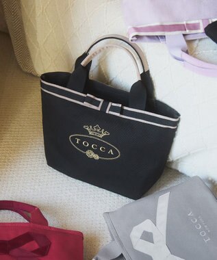 TOCCA 【選べる2種類のデザイン！】MEMORIES OF TOCCA CANVAS TOTE トートバッグ ブラック系