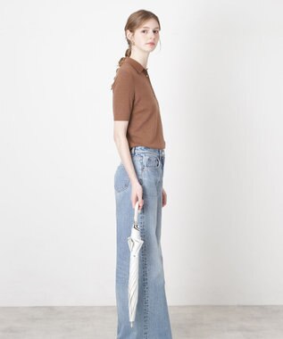 MOONBAT 【 遮光率100％/遮熱/UV】PAUL&JOE ACCESSOIRES(ポール&ジョー) 晴雨兼用日傘 ヌネット ネコ 長傘 ホワイト