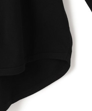 ICB L 【洗える】 ヴィスコースワイド タートルネックプルオーバー トープ×ブラック系