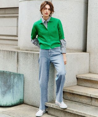 ANY 【POLO BCS別注】プレッピークロップドシャツ ブラウンチェック