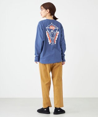 SHARE PARK LADIES 【UNISEX】UVカット アートコラボロングTシャツ〈Hammock〉（S・Mサイズ） アッシュネイビー