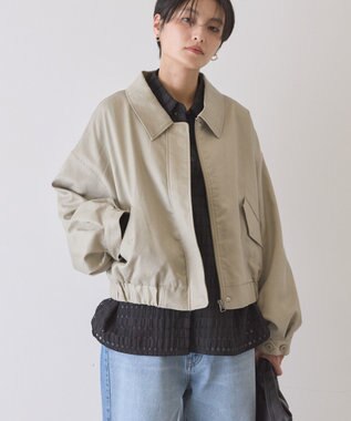 AMERICAN HOLIC 襟付きショート丈ブルゾン