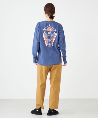 SHARE PARK LADIES 【UNISEX】UVカット アートコラボロングTシャツ〈Hammock〉（S・Mサイズ） アッシュネイビー