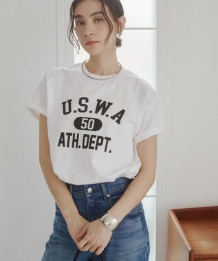 WEGO 【ANGIE VINTAGE】カレッジロゴプリントTee 柄12