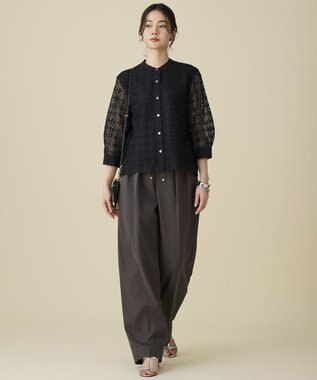 自由区 【人気素材に新型登場】ライトフィールカーブ パンツ グレー