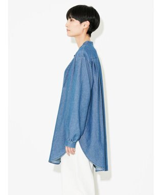 AMERICAN HOLIC デニムブザムバックボタンチュニック Indigo