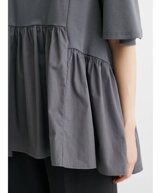 Green Parks ・ＥＬＥＮＣＡＲＥ　ＤＵＥイソザイキリカエプルオーバー Charcoal Gray