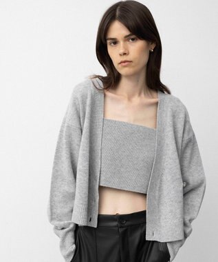 NAVE 【Nave】ウールカシミヤ カーディガン グレー系