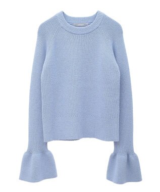Green Parks armonia．袖フレアニットプルオーバー Blue