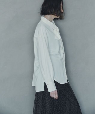 YECCA VECCA 2wayボウタイシャツ Off White