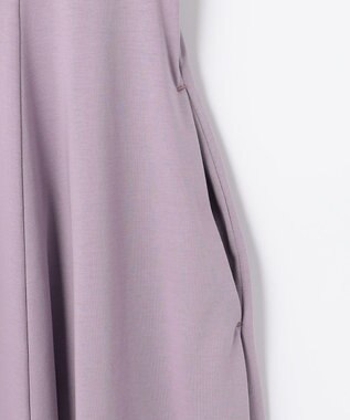 #Newans 【ANSWER for シティライフ】乾燥機対応！フィット&フレアロングワンピース パープル系