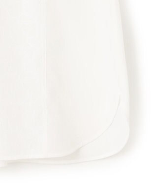 23区 L 【洗える】エンブロイダリー コンビ ブラウス ホワイト系