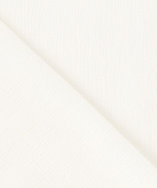 自由区 L 【カタログ掲載・洗える】リネンサッカーコンビブロッキング カットソー オフホワイト