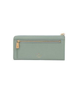 LANVIN en Bleu アーリ Lファスナー長財布 グレイッシュブルー
