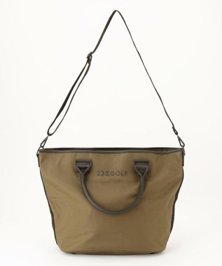 23区GOLF 【UNISEX】メランジシリーズ トートバッグ カーキ系