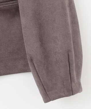 J.PRESS LADIES L 【洗える】スエードダンボール  ジャケット ブラウン系