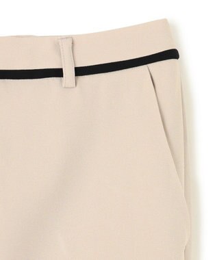 BEIGE， 【洗える・L-size】CINDY / クロップドパンツ Sand × Black