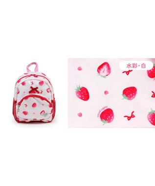 Mother garden マザーガーデン 子供用 リュック【Sサイズ】 《 ユニコーン/野いちご/スワン》 水彩 白