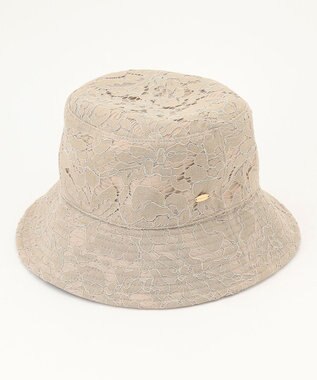 TOCCA 【リバーシブル・洗える】INSIDE LACE BUCKET HAT バケットハット アイボリー系
