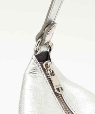 russet ソフトレザーシンプルショルダーバッグ【silver】(CE-1462) Silver