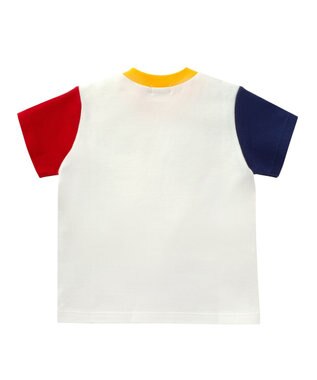 MIKI HOUSE HOT BISCUITS ひょっこりキャラクター 半袖Tシャツ マルチカラー