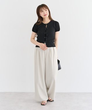 Green Parks ・ｓｗｉｎｇ　ｂｙ　フロントリボンプルオーバー Ivory