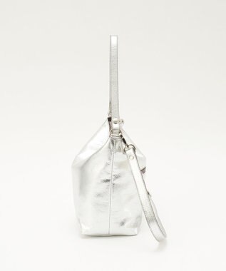 russet ソフトレザーシンプルショルダーバッグ【silver】(CE-1462) Silver