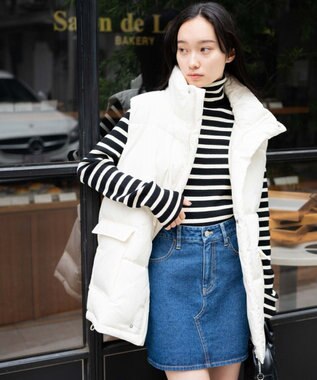 WEGO パテッドベスト オフホワイト