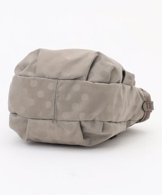 Y'SACCS ドットジャガードポシェット ライトグレー