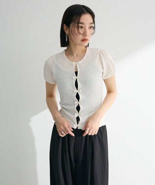 Green Parks ・ｓｗｉｎｇ　ｂｙ　フロントリボンプルオーバー Ivory