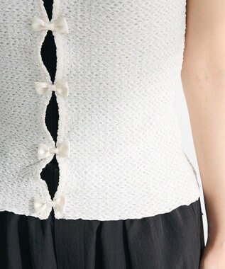 Green Parks ・ｓｗｉｎｇ　ｂｙ　フロントリボンプルオーバー Ivory