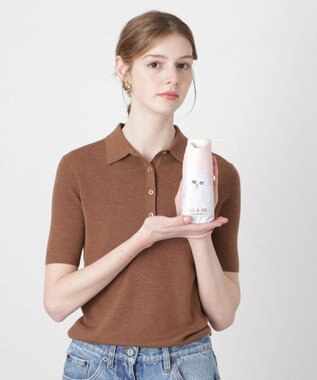 MOONBAT 【 遮光率100％/遮熱/UV/コンパクト】PAUL&JOE ACCESSOIRES(ポール&ジョー) 晴雨兼用日傘  ジプシー カットワーク 5段折りたたみ傘 ペールオレンジ