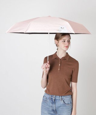 MOONBAT 【 遮光率100％/遮熱/UV/コンパクト】PAUL&JOE ACCESSOIRES(ポール&ジョー) 晴雨兼用日傘  ジプシー カットワーク 5段折りたたみ傘