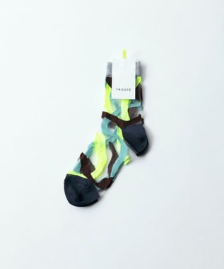 TRICOTE METRO SHEER SOCKS／メトロシアーソックス 39NAVY