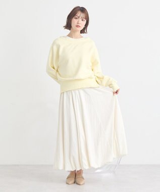 earth music&ecology バルーンスカート Ivory