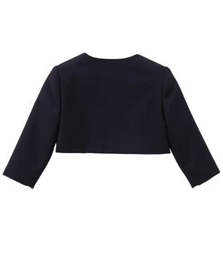 MIKI HOUSE HOT BISCUITS 【95-130cm】ウール素材のボレロ 紺