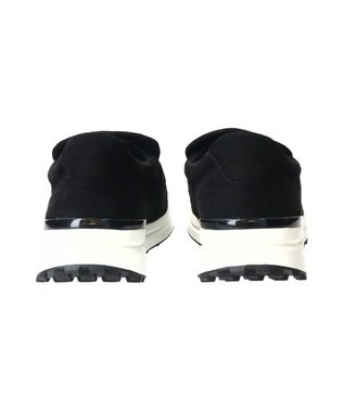 INTER-CHAUSSURES 【BUSSOLA】ローファースニーカー ブラックスウェード
