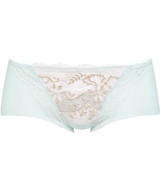 Wing ペアショーツ　【スキマフィットブラ】　裾はフリーカッティング　KB2362とペア　はきこみ丈あさめ　ウイング／ワコール　KF2962 ターコイズ