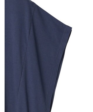 Green Parks ポンチョ風レイヤードチュニック Blue