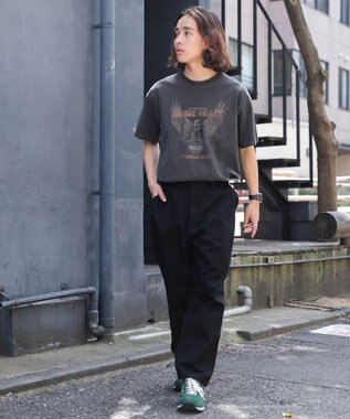 WEGO 【ユニセックス着用ITEM/手洗い可】バギーパンツ ブラック