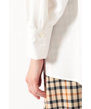 DAKS ボウタイカラーオーバーサイズブラウス ホワイト