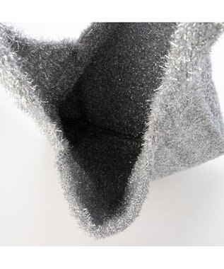 UNBILLION カシュカシュ cachecache / シャギーラメワンハンドルトートバッグ シルバー