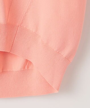 ANY SIS 【洗える】Ｖネック カーディガン サーモンピンク