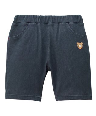 MIKI HOUSE HOT BISCUITS 【80-120cm】【Everyday Series】ワンポイント ストレッチ6分丈パンツ