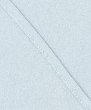 Feroux リボンタイパフスリー ブブラウス スカイブルー系