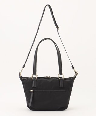 LA BAGAGERIE ウォータープルーフナイロン　2WAYハンドバッグ ブラック