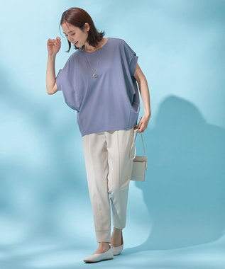 ANY L バンザイスリーブトップス ブルー