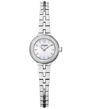 CITIZEN 【アンティークな雰囲気】18.4mm 小ぶりで可愛い エコ・ドライブ シルバー